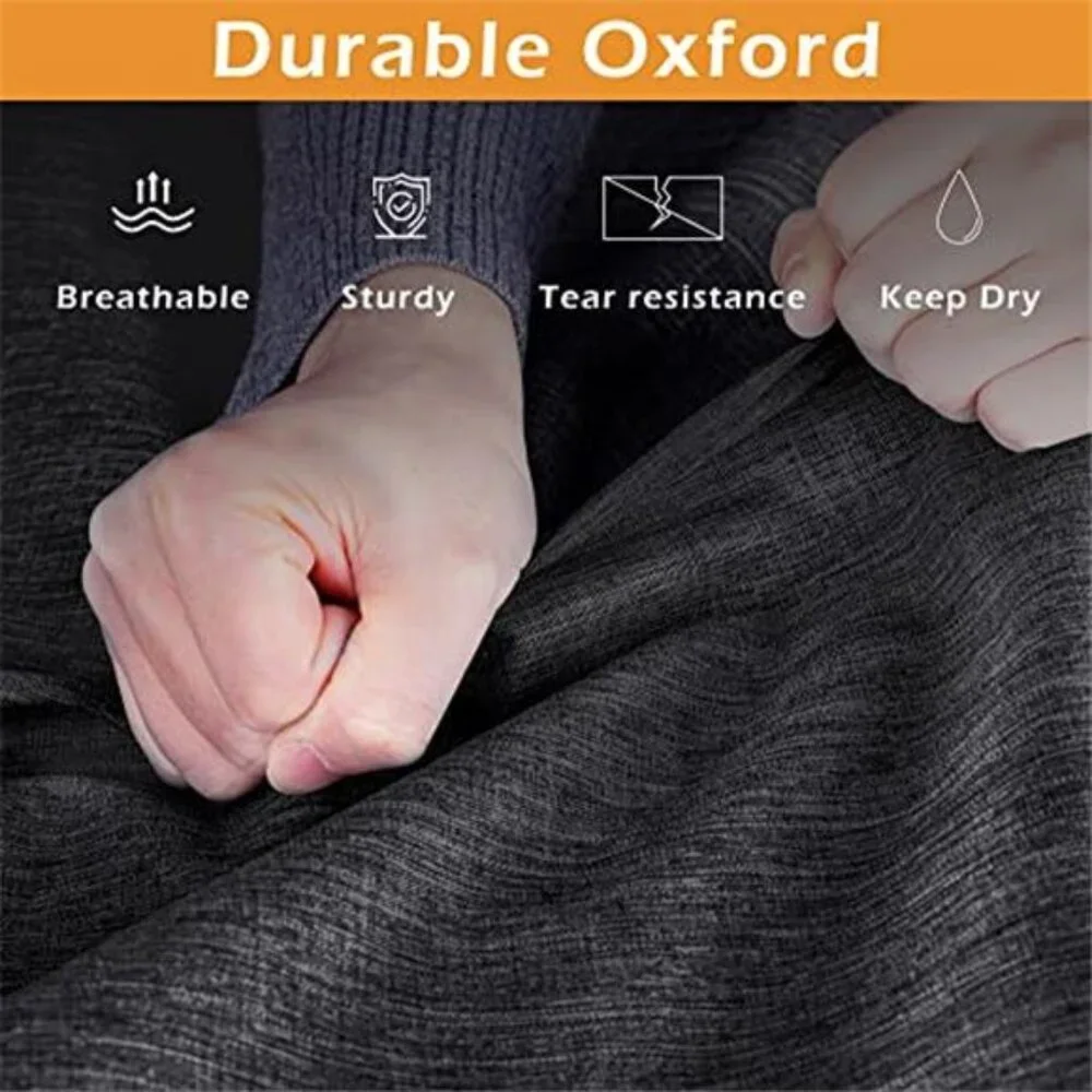 Heavy Duty Garment Bag Travel Suit Bag Waterproof Oxford Fabric Clothes Storage